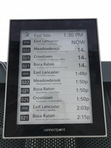 Trinity Metro Deploys Digital Bus Stops at Six Transit Centers Trinity Metro Deploys Digital Bus Stops at Six Transit Centers